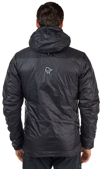 Куртка мужская Norrona Trollveggen Primaloft 100 Zip Caviar - Фото 5 большая
