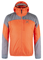 Куртка мужская Montura Vertigo Hybrid Hooded Orange/Mid Grey