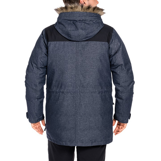 Куртка мужская Jack Wolfskin The Bering Polar Parka Black - Фото 3 большая