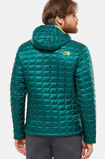 Куртка мужская The North Face ThermoBall Pro Hoodie Botanical Garden Green - Фото 5 большая