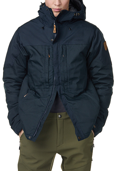 Куртка мужская Fjallraven Skogso Padded Dark Navy - Фото 5 большая