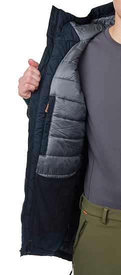 Куртка мужская Fjallraven Skogso Padded Dark Navy - Фото 6 большая