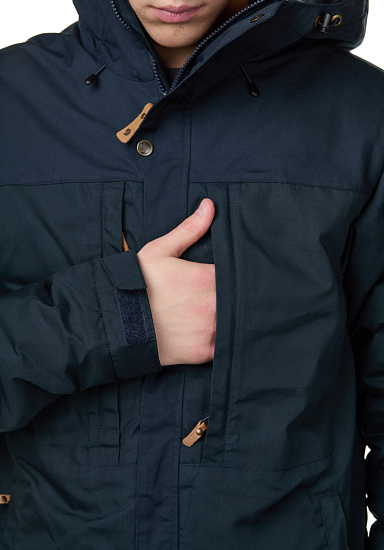 Куртка мужская Fjallraven Skogso Padded Dark Navy - Фото 9 большая