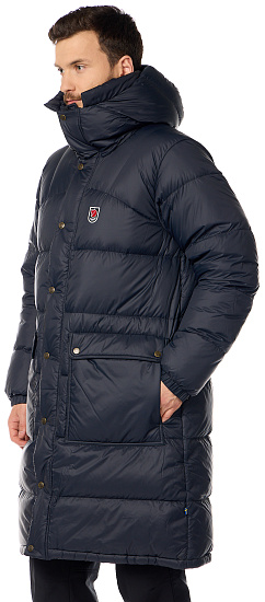 Куртка мужская Fjallraven Expedition Long Down Parka Black - Фото 3 большая