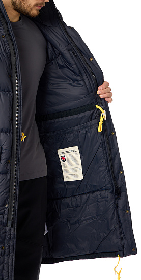 Куртка мужская Fjallraven Expedition Long Down Parka Black - Фото 5 большая