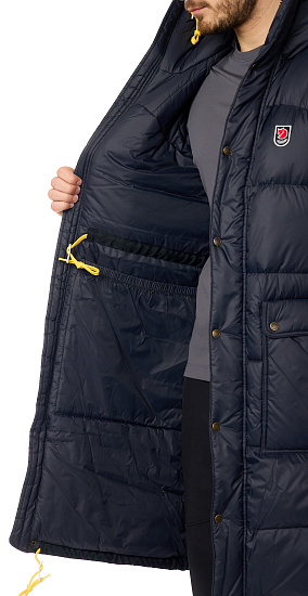 Куртка мужская Fjallraven Expedition Long Down Parka Black - Фото 6 большая