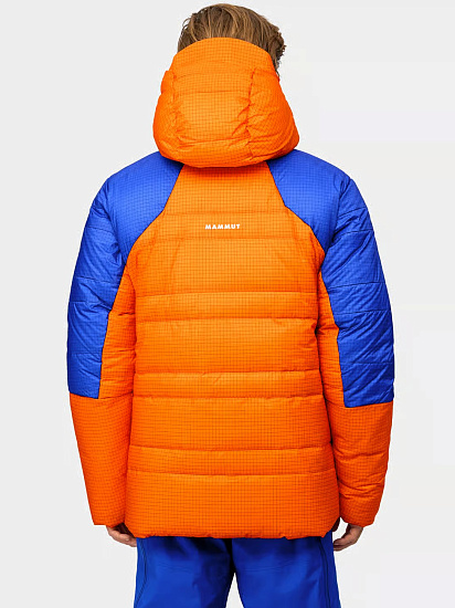 Куртка мужская Mammut Eiger Nordwand Advanced Down In Hd Eiger Orange/Eiger Blue - Фото 2 большая