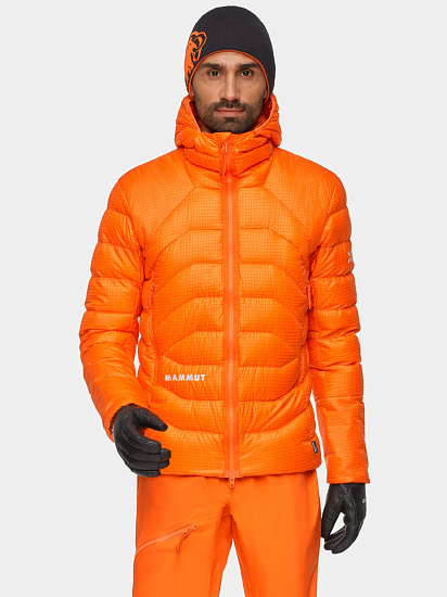 Куртка мужская Mammut Eiger Nordwand Light Down In Hd Eiger Orange - Фото 3 большая