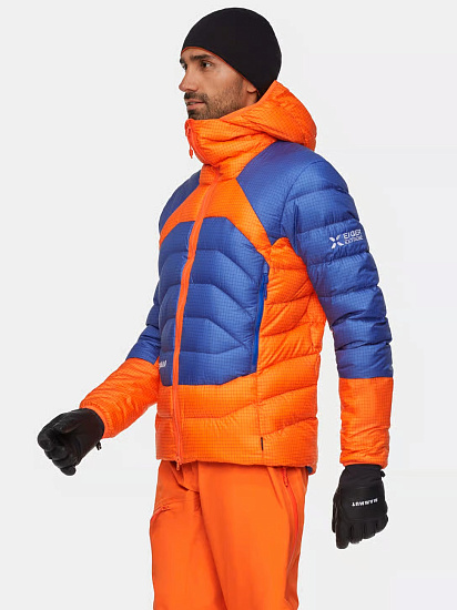 Куртка мужская Mammut Eiger Nordwand Light Down In Hd Eiger Orange/Eiger Blue - Фото 4 большая