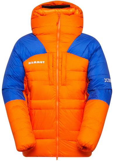 Куртка мужская Mammut Eiger Nordwand Pro Down In Hd Eiger Orange/Eiger Blue - Фото 1 большая