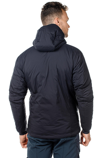 Куртка мужская Arcteryx Atom AR Hoody Black - Фото 5 большая