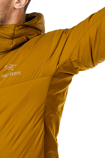Куртка мужская Arcteryx Atom LT Hoody Yukon - Фото 8 большая