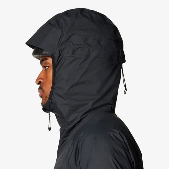 Куртка мужская Mountain Hardwear Storm Whisperer Insulated Black - Фото 7 большая