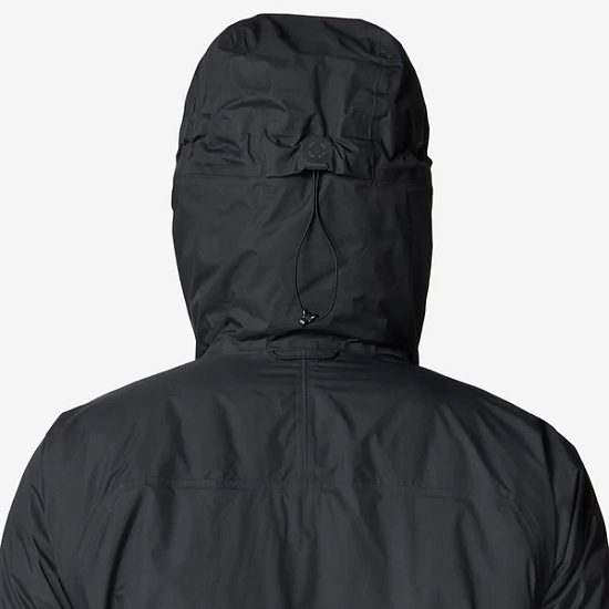 Куртка мужская Mountain Hardwear Storm Whisperer Insulated Black - Фото 8 большая