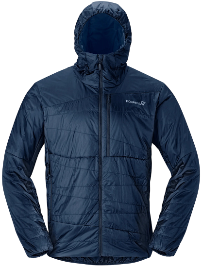 Куртка мужская Norrona Falketind Thermo40 Zip Hood Indigo Night - Фото 1 большая