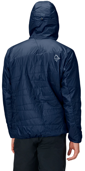 Куртка мужская Norrona Falketind Thermo40 Zip Hood Indigo Night - Фото 6 большая