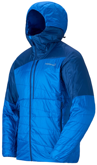 Куртка мужская Norrona Falketind Thermo40 Zip Hood Skydiver - Фото 2 большая