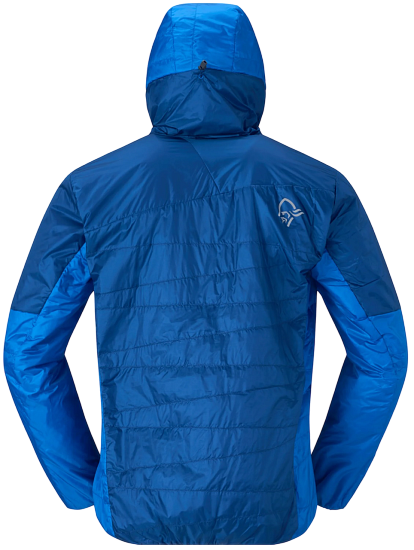 Куртка мужская Norrona Falketind Thermo40 Zip Hood Skydiver - Фото 3 большая