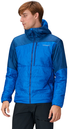 Куртка мужская Norrona Falketind Thermo40 Zip Hood Skydiver - Фото 4 большая
