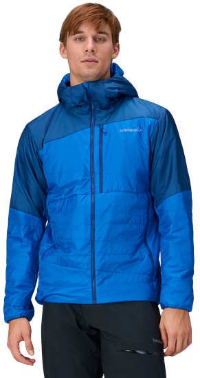 Куртка мужская Norrona Falketind Thermo40 Zip Hood Skydiver - Фото 5 большая