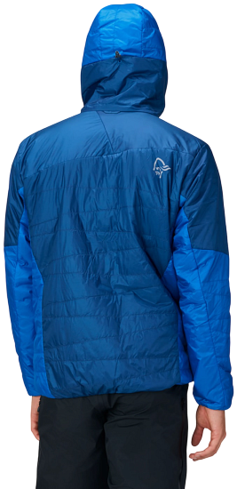 Куртка мужская Norrona Falketind Thermo40 Zip Hood Skydiver - Фото 6 большая