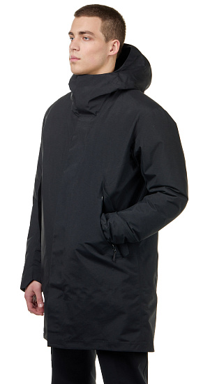 Пальто мужское Arcteryx Veilance Monitor Down Black - Фото 4 большая