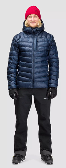 Куртка мужская Norrona Lyngen Down 850 Hood Indigo Night - Фото 2 большая
