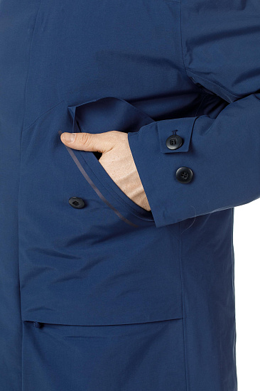 Куртка мужская Norrona Oslo Gore-Tex Insulated Parka Indigo Night - Фото 6 большая