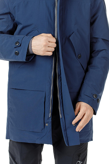 Куртка мужская Norrona Oslo Gore-Tex Insulated Parka Indigo Night - Фото 7 большая