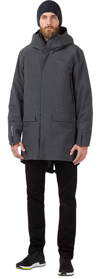 Куртка мужская Norrona Oslo Gore-Tex Down850 Parka Caviar - Фото 2 большая