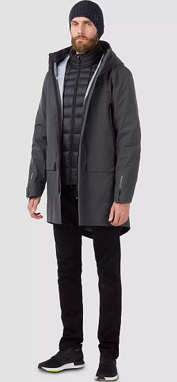 Куртка мужская Norrona Oslo Gore-Tex Down850 Parka Caviar - Фото 5 большая