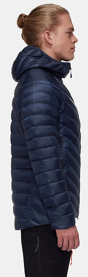 Куртка мужская Mammut Broad Peak IN Hooded Marine/Black - Фото 3 большая