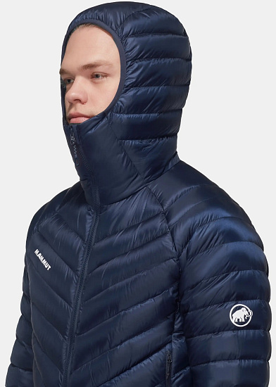 Куртка мужская Mammut Broad Peak IN Hooded Marine/Black - Фото 5 большая