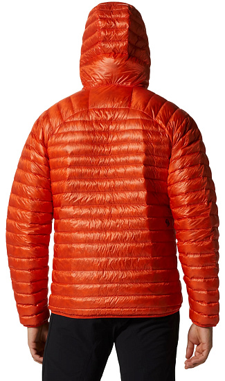 Куртка мужская Mountain Hardwear Ghost Whisperer UL Hoody State Orange - Фото 2 большая