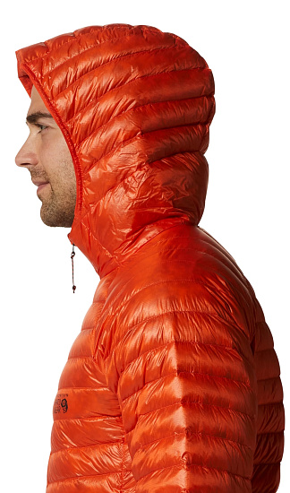 Куртка мужская Mountain Hardwear Ghost Whisperer UL Hoody State Orange - Фото 5 большая