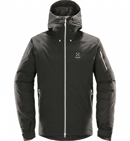 Куртка мужская Haglofs Niva Proof Down True Black - Фото 1 большая