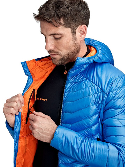 Куртка мужская Mammut Eigerjoch Advanced IN Hooded Azurit - Фото 8 большая