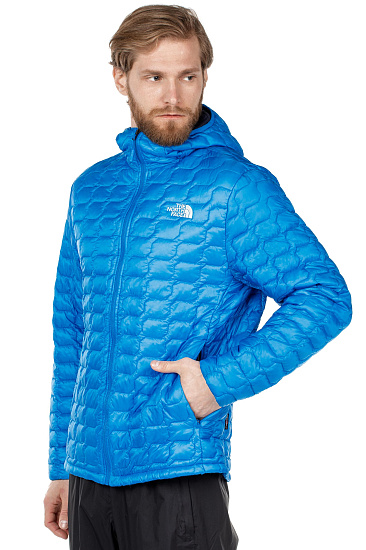 Куртка мужская The North Face Thermoball Hoody Bomber Blue - Фото 4 большая