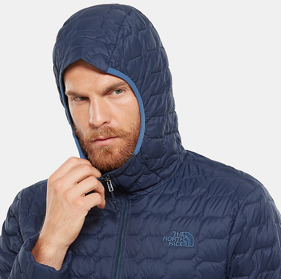 Куртка мужская The North Face Thermoball Hoody Urban Navy Matt - Фото 6 большая