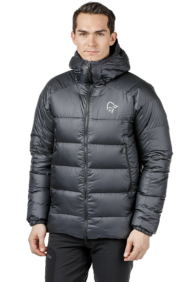 Куртка мужская Norrona Trollveggen Down 850  Caviar - Фото 2 большая