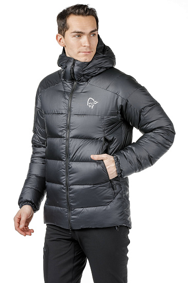 Куртка мужская Norrona Trollveggen Down 850  Caviar - Фото 3 большая