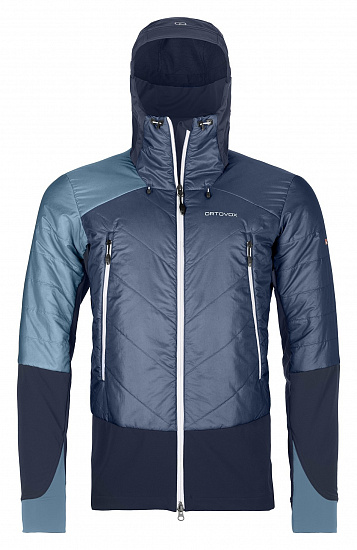 Куртка мужская Ortovox Swisswool Piz Palu Night Blue - Фото 1 большая