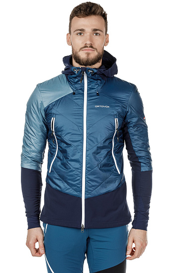 Куртка мужская Ortovox Swisswool Piz Palu Night Blue - Фото 4 большая