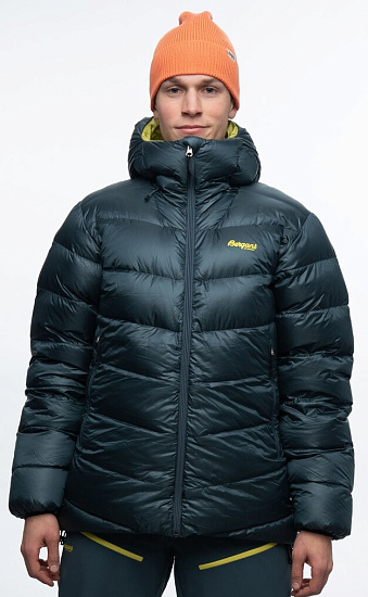 Куртка мужская Bergans Senja Down Orion Blue/Green Oasis - Фото 2 большая