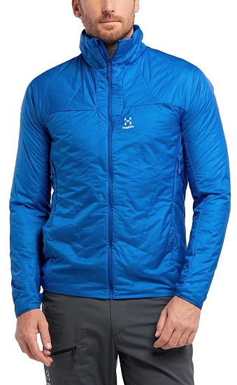 Куртка мужская Haglofs L.I.M Barrier Storm Blue - Фото 3 большая