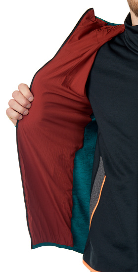 Куртка мужская Ortovox Swisswool Piz Badus Pacific Green - Фото 4 большая