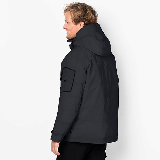 Куртка мужская Jack Wolfskin Mount Logan Phantom - Фото 4 большая