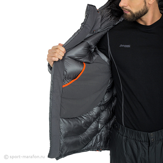 Куртка мужская Haglofs Mojo Down Hood Magnetite - Фото 7 большая