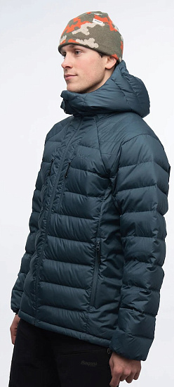 Куртка мужская Bergans Roros Down Hybrid Orion Blue - Фото 2 большая