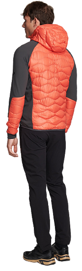 Куртка мужская Peak Performance Argon Hybrid Hood Zeal Orange - Фото 7 большая